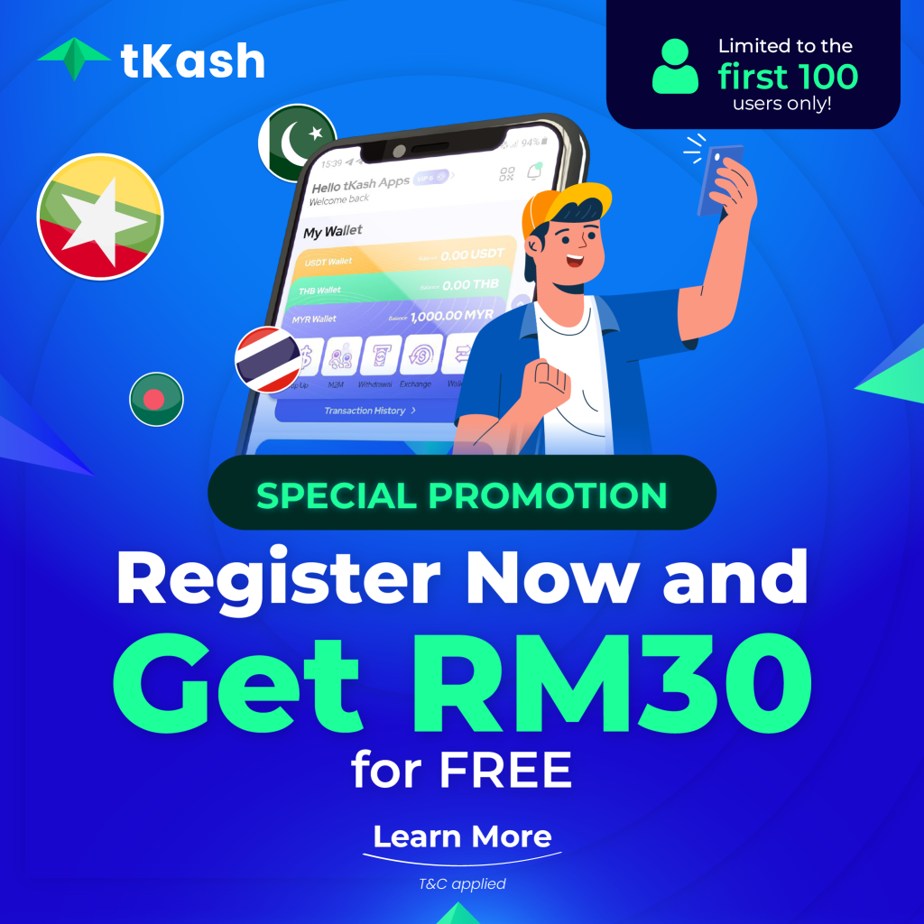 Special promotion-register new and get RM30 for free